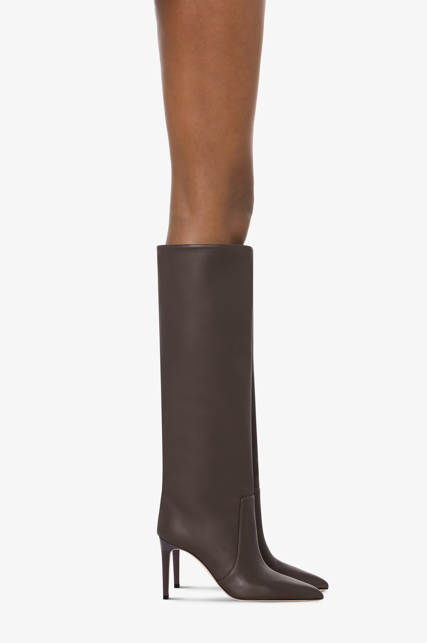 Bottes en cuir de veau ebene