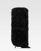Stivali in mongolian fur nero