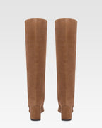 Botas de ante de becerro marron