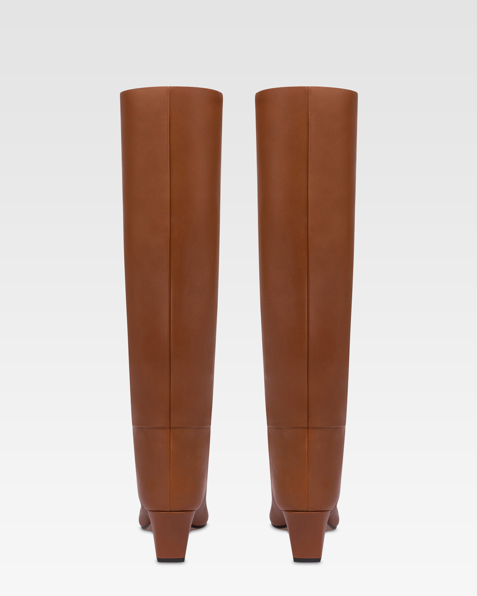 Stivali in pelle cuoio