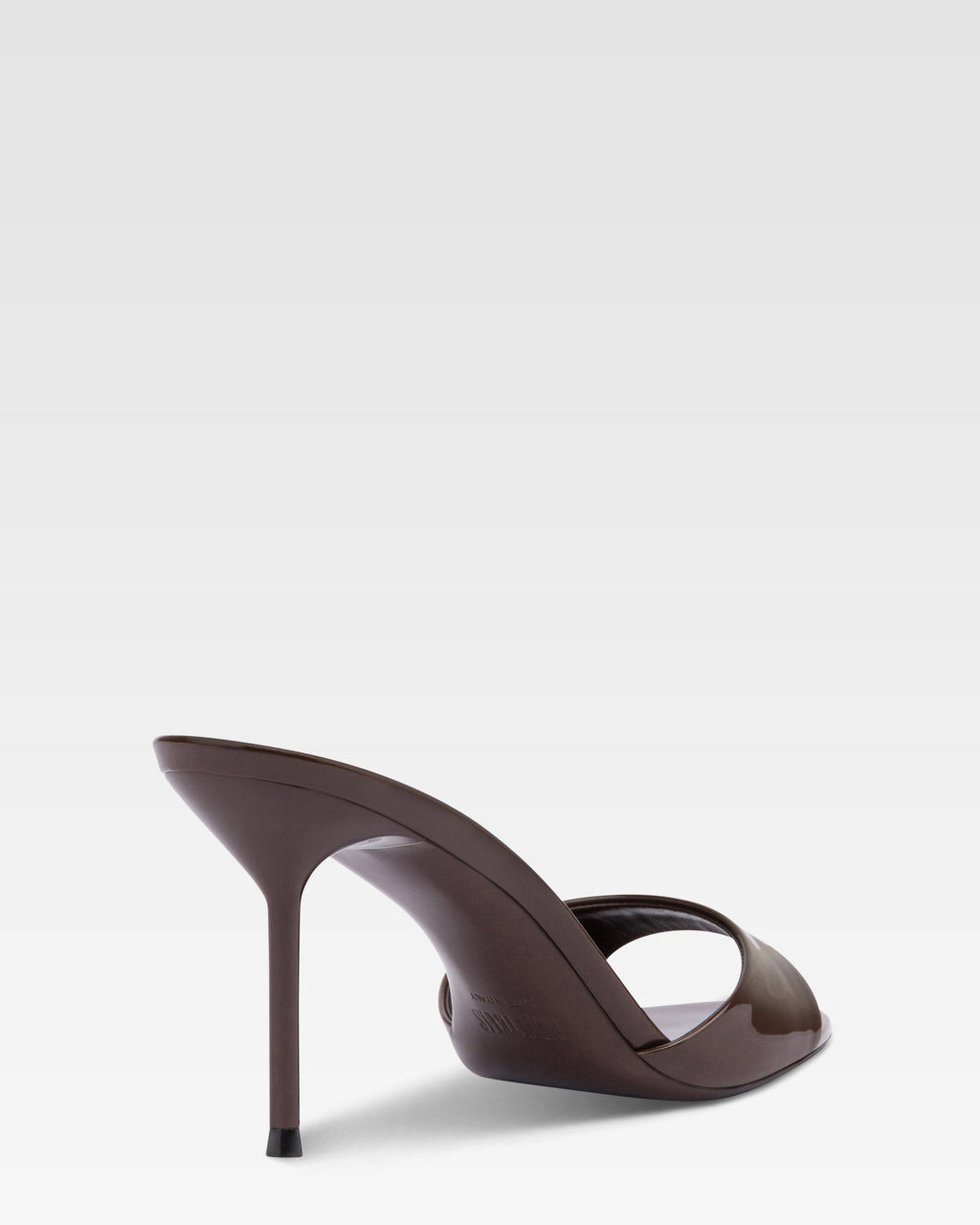 Mules in vernice ebano