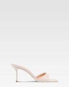 Mules in vernice avorio