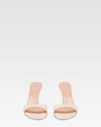 Mules in vernice avorio