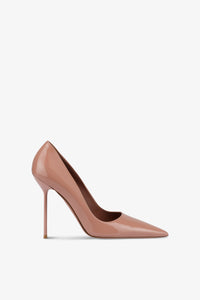 Pumps in dark phard patent leather