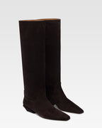 Suede boot