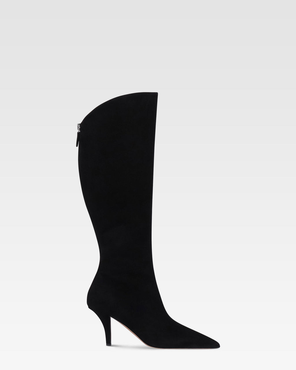 Bottes en cuir suede noir