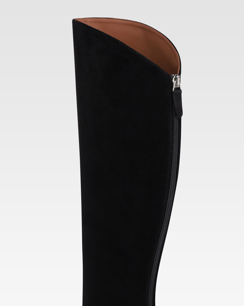 Bottes en cuir suede noir