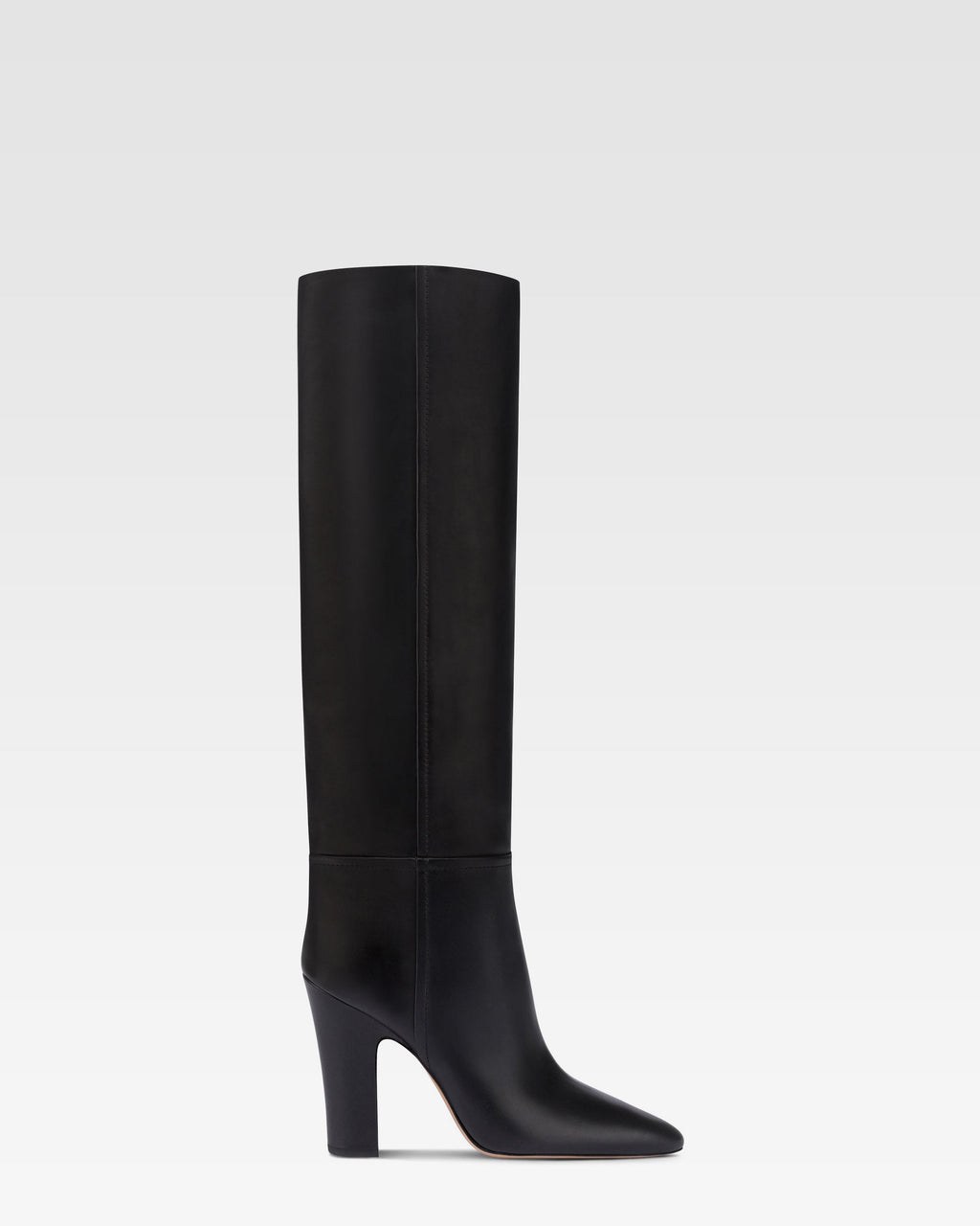Bottes en cuir de veau noir