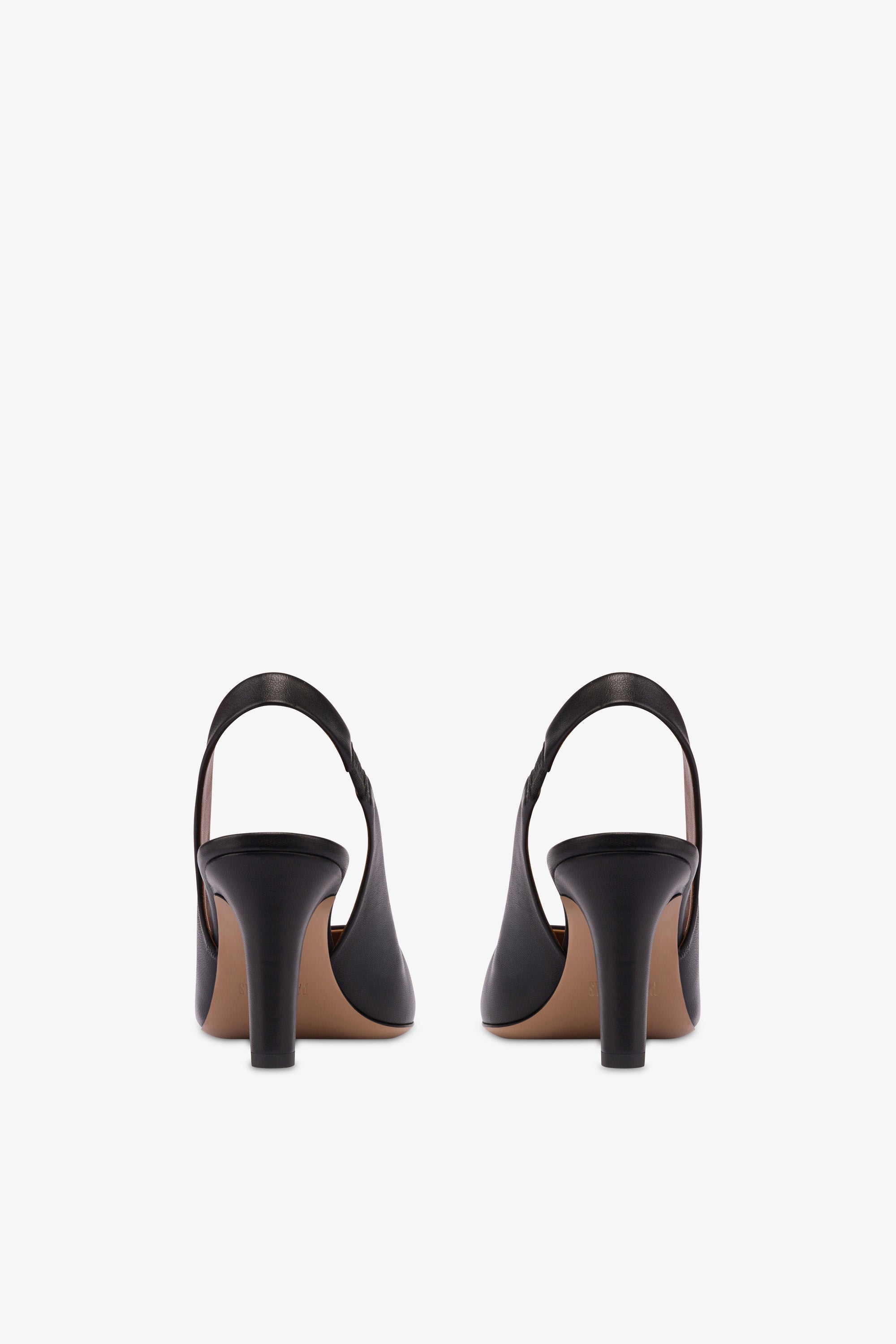 パンプス PARIS TEXAS Paris Texas With Heel Black (PX1737 XVN01BLACK) Slingbacks in black leather - Paris Texas – Paris Texas US