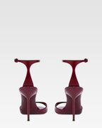 Sandali in vernice rouge noir