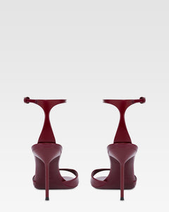 Sandali in vernice rouge noir