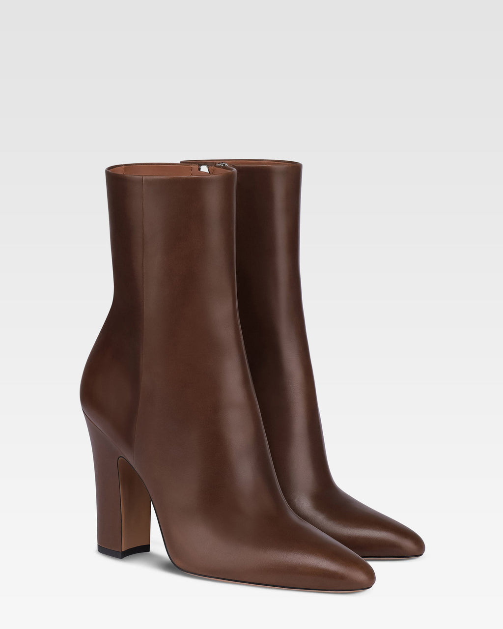 Stiefeletten aus schwarzem Kalbsleder