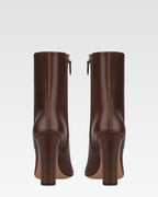 Stiefeletten aus schwarzem Kalbsleder