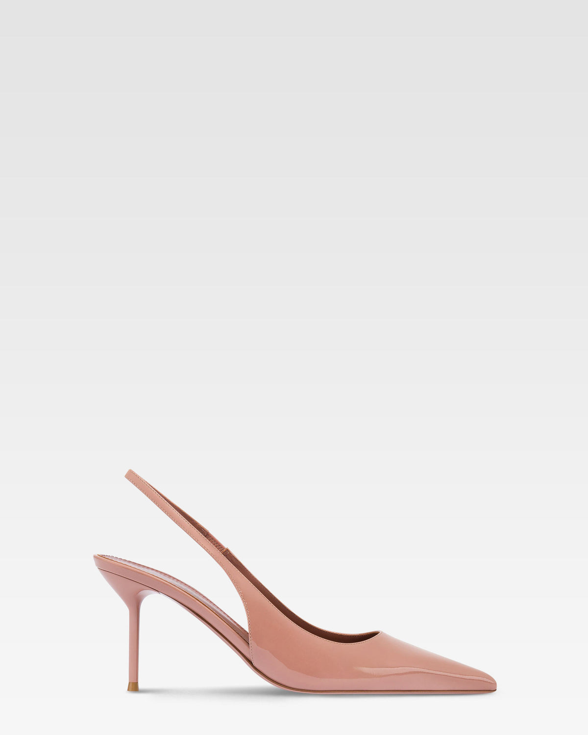 Slingback in vernice