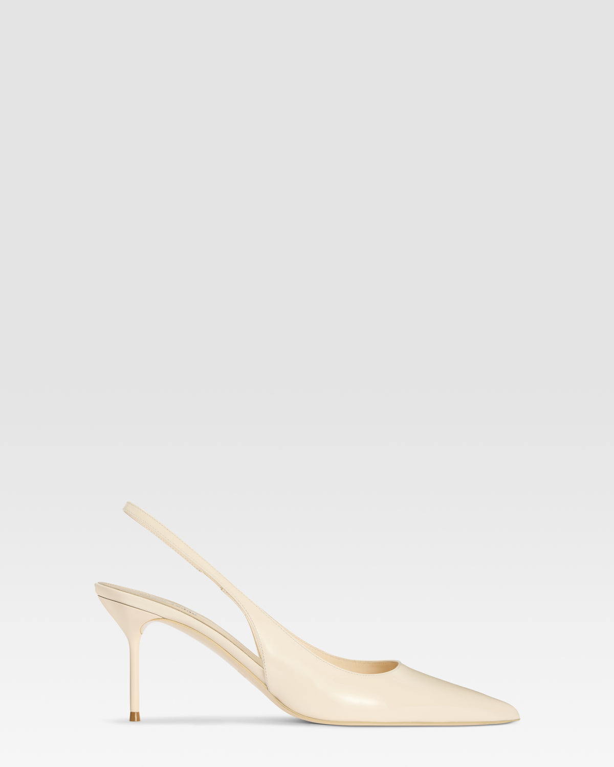Slingback in vernice