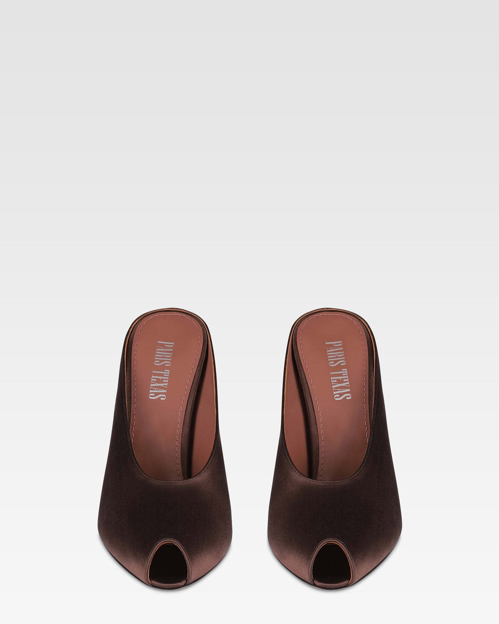 Sabot in raso color ebano