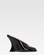 Sabots in vernice nera