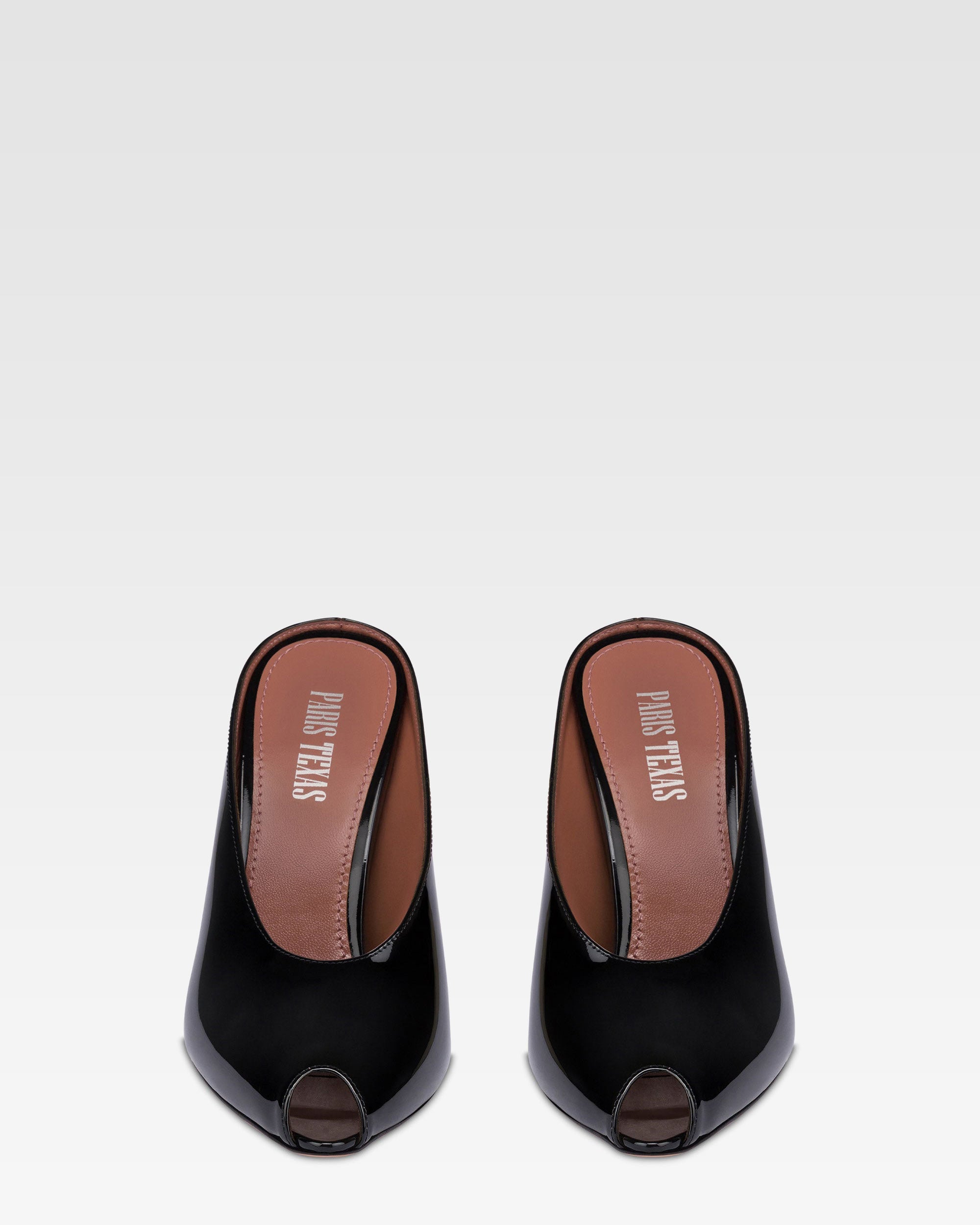 Sabots in vernice nera