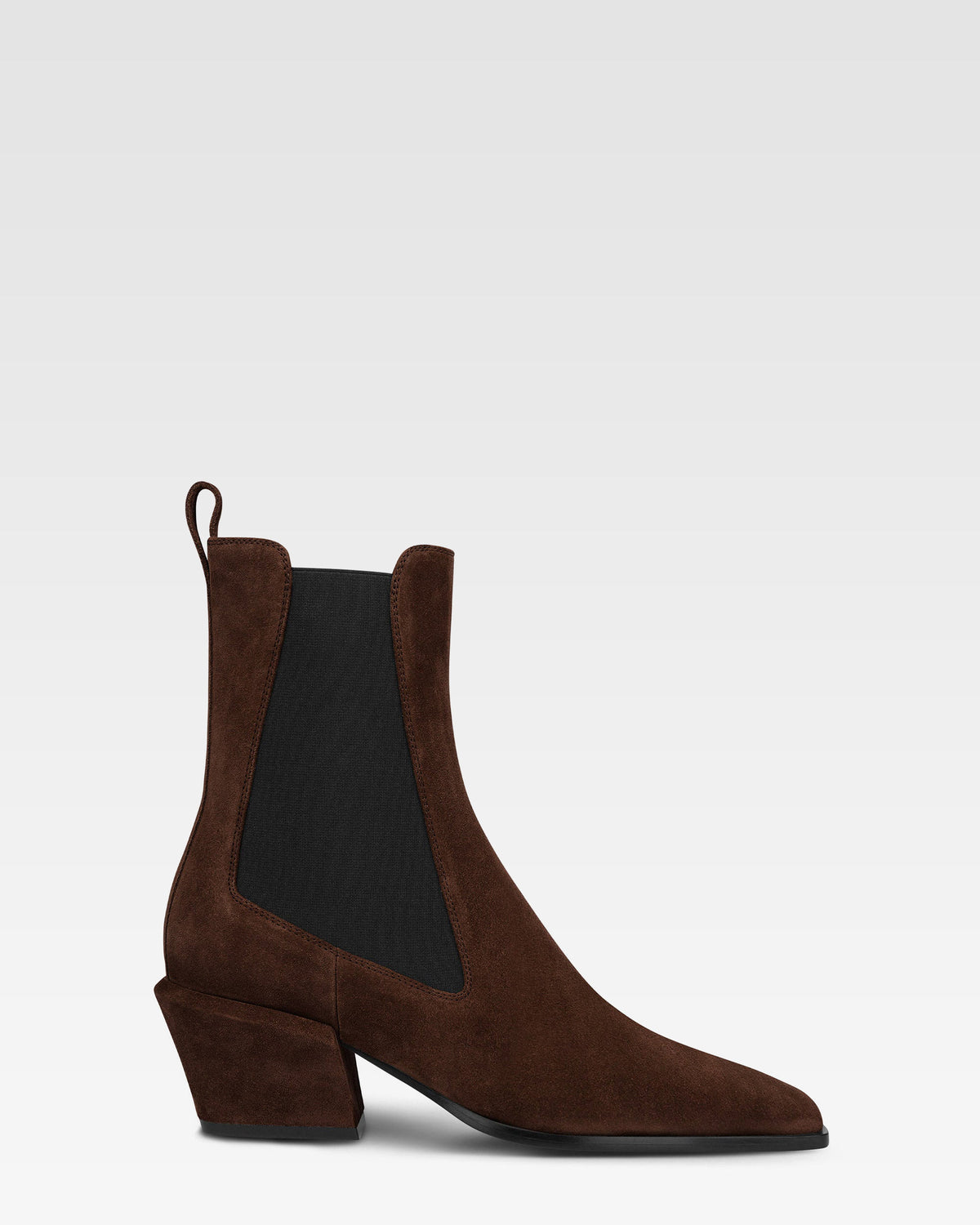 Stivaletto in pelle scamosciata