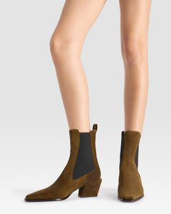 SUEDE ANKLE BOOT