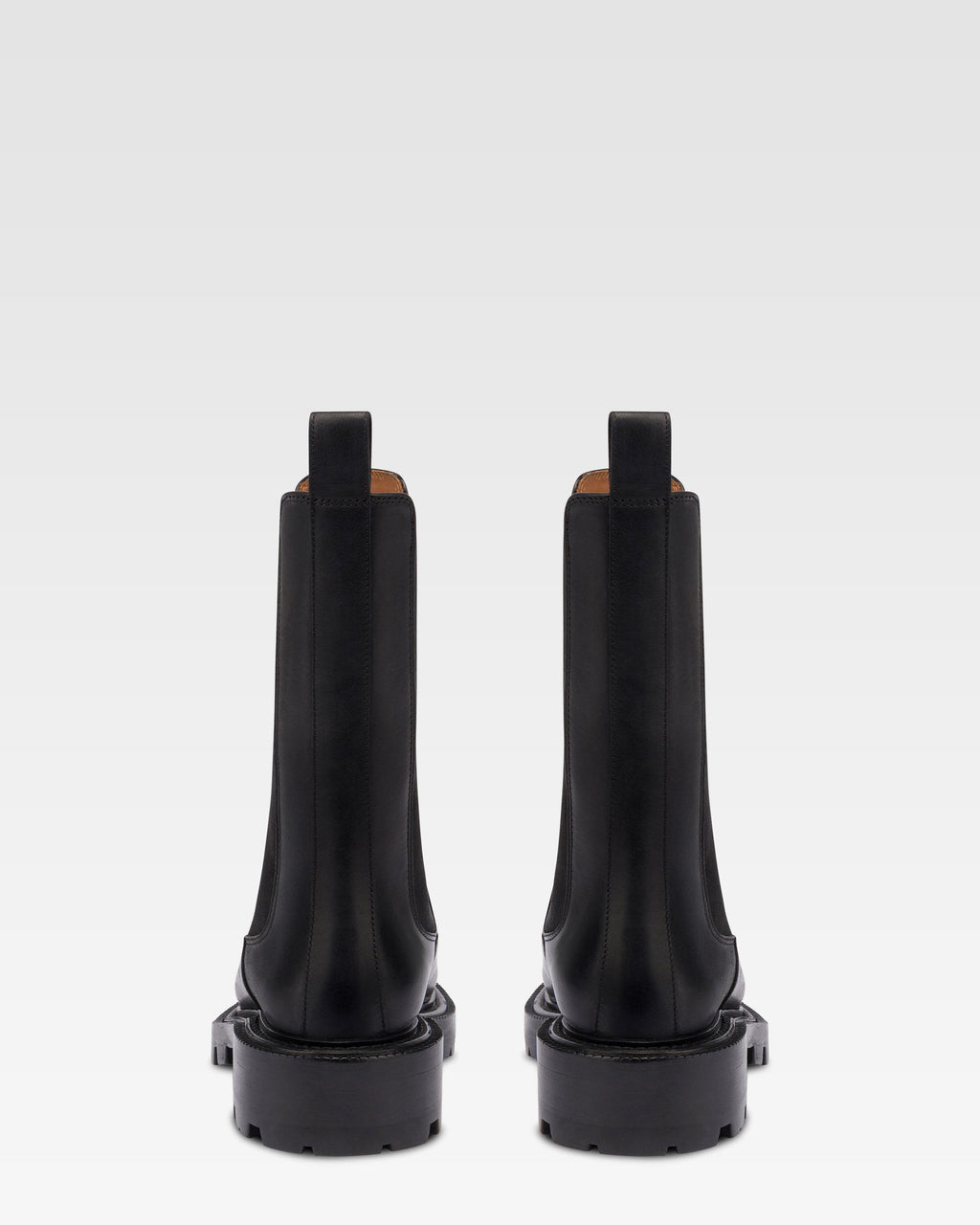 Stivali in pelle nera