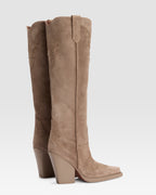 SUEDE WESTERN BOOT