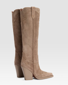 SUEDE WESTERN BOOT