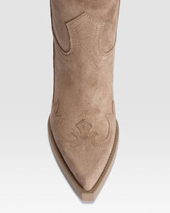 SUEDE WESTERN BOOT