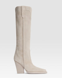 Boots in brown velour — ANGORA