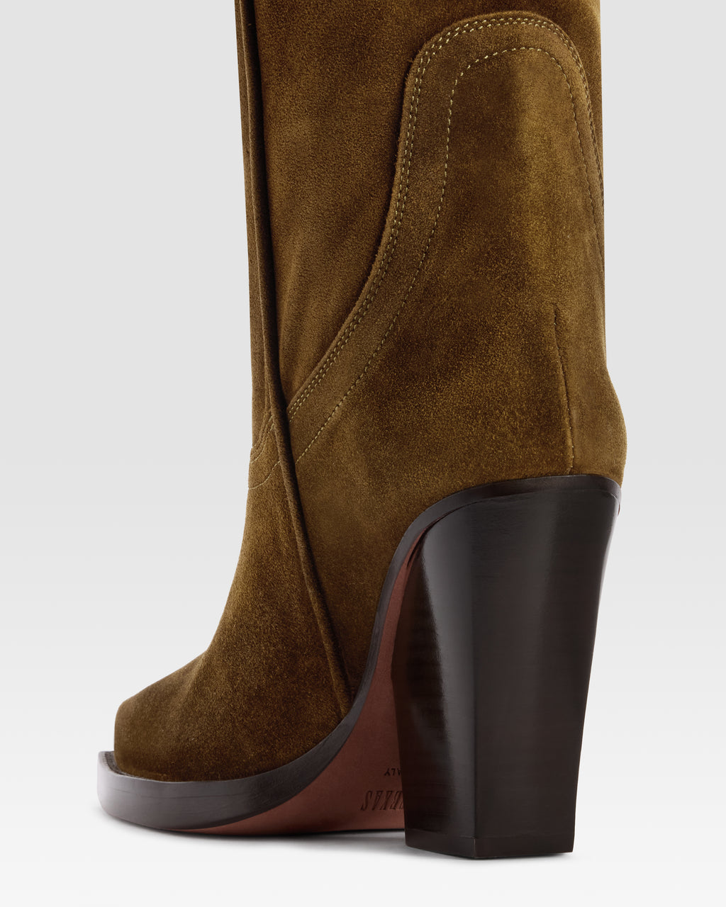 VELOURSLEDER WESTERN STIEFEL
