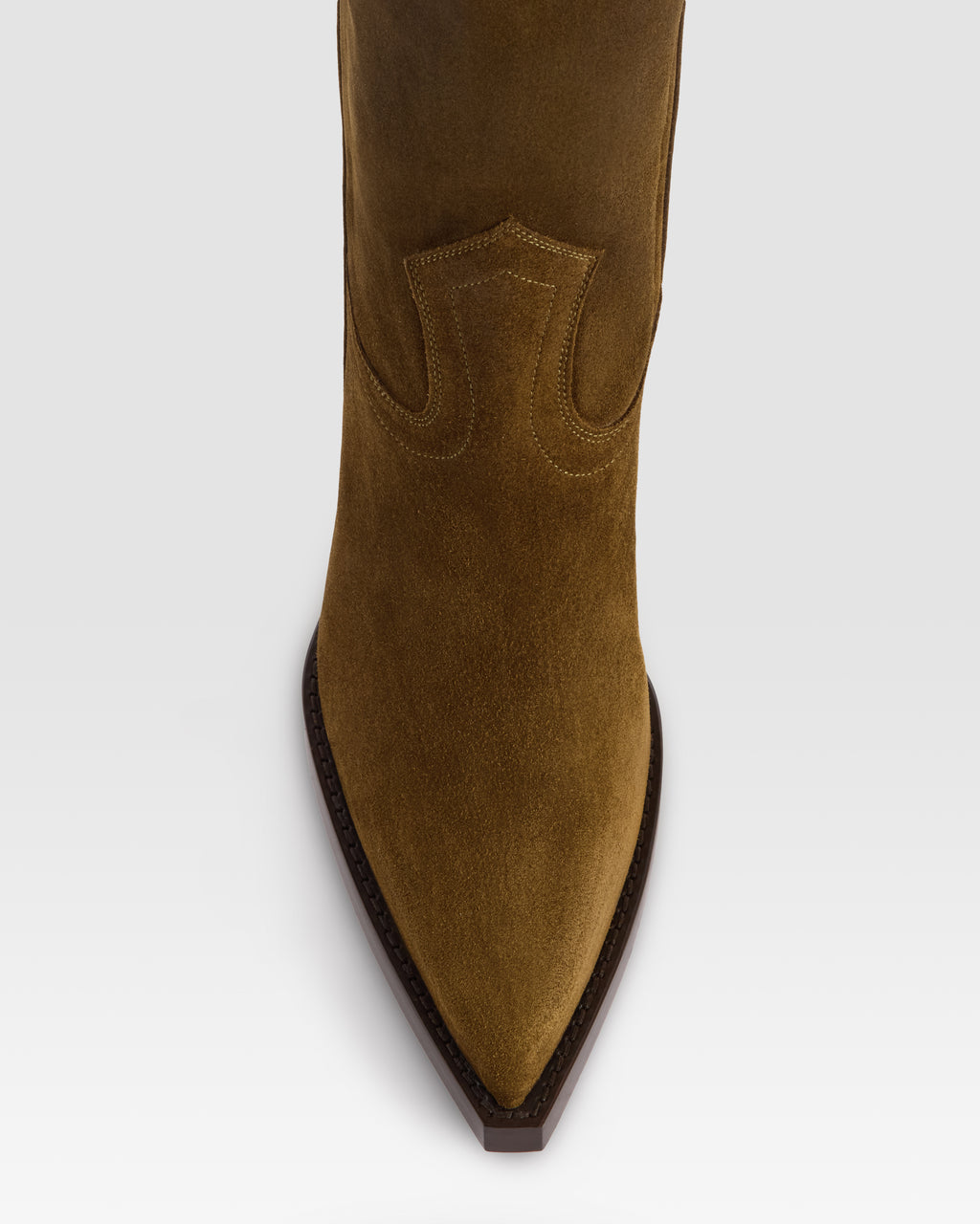 VELOURSLEDER WESTERN STIEFEL