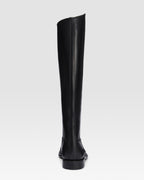 Boots in black calf leather