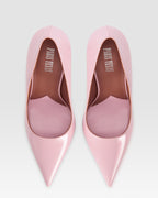 Pumps in petal pink brushed calf leather