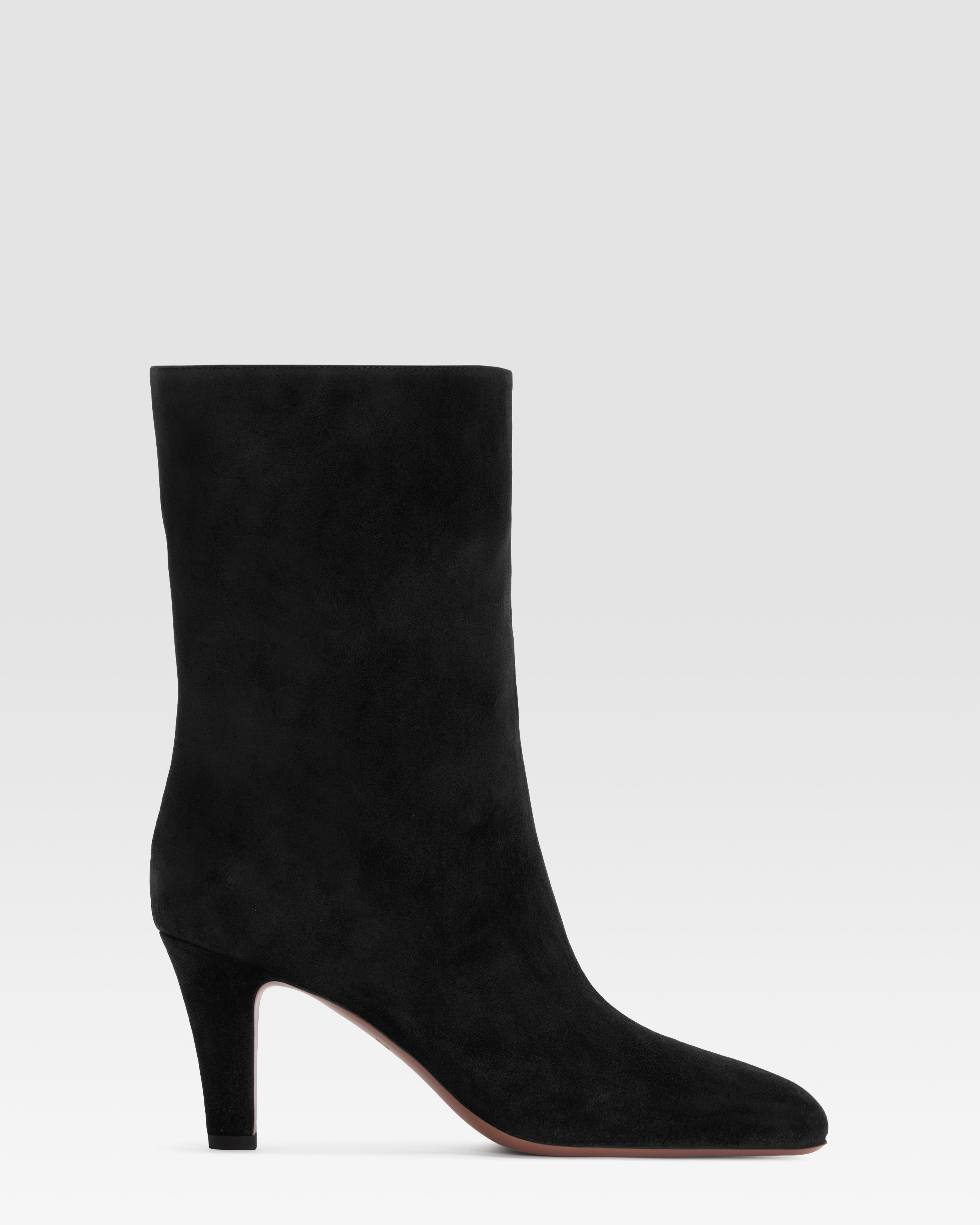 STIVALETTO IN PELLE SCAMOSCIATA