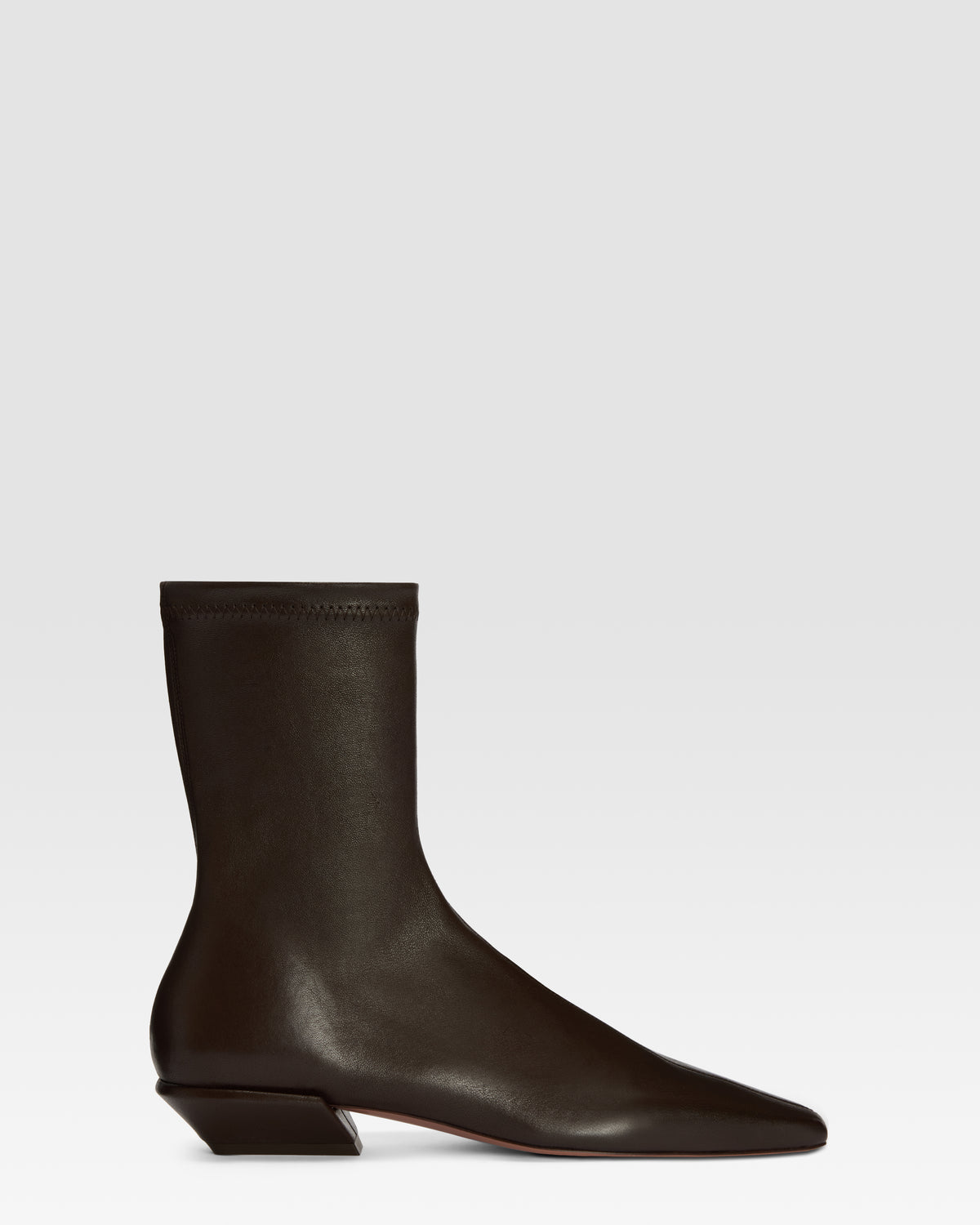 Stiefelette aus Nappa-Stretchleder