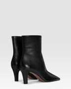 Ankle boots in black calf leather