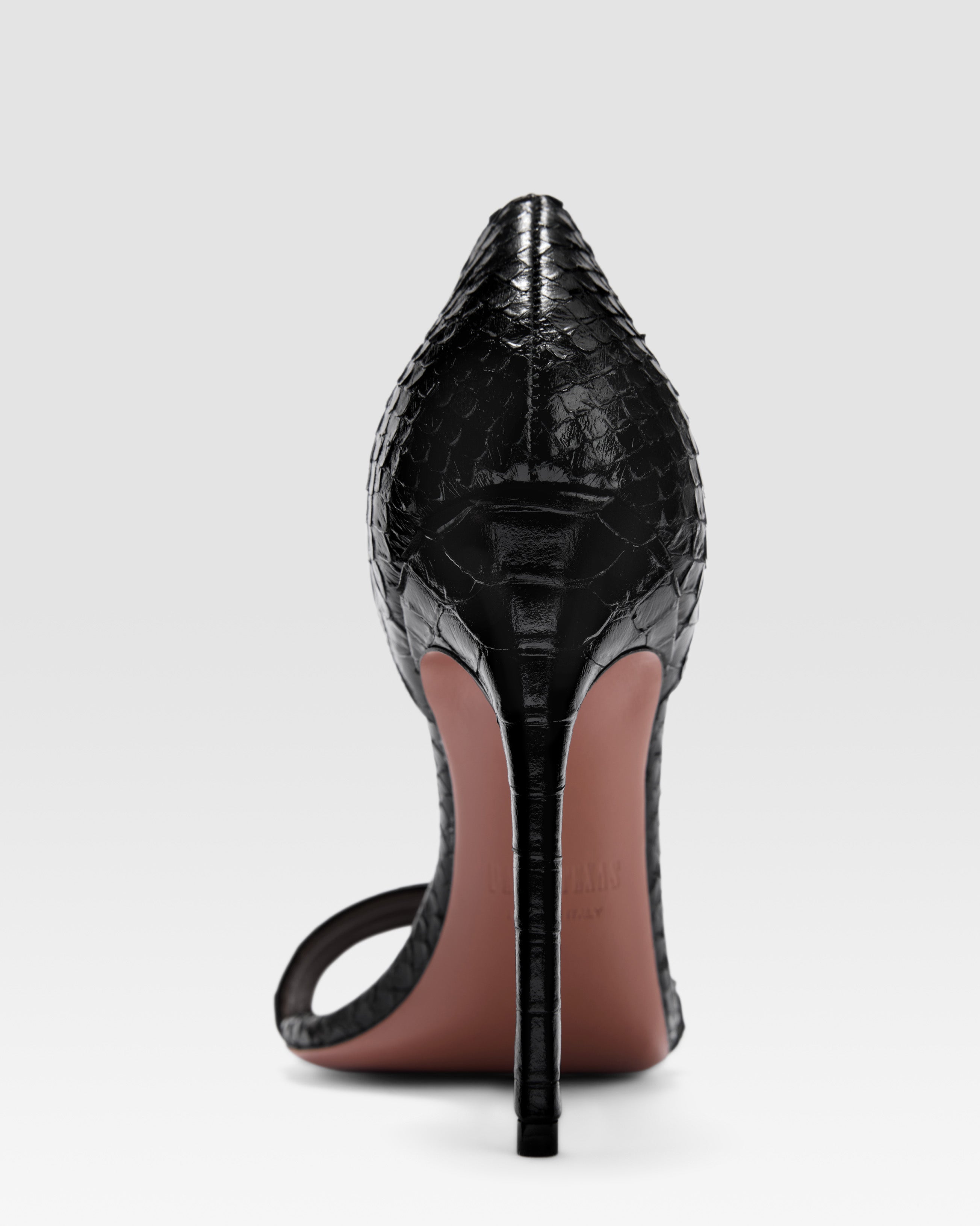 SANDALIA DE PIEL CON EFECTO PITON