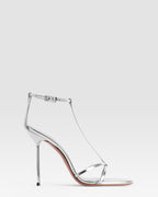 SPIEGELLEDER T-STRAP SANDALE