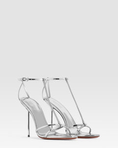 SPIEGELLEDER T-STRAP SANDALE