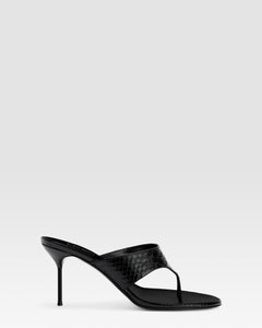 MULE DE PIEL CON EFECTO PITON