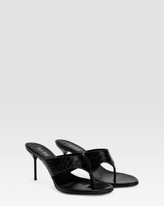 MULE DE PIEL CON EFECTO PITON