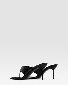 MULE DE PIEL CON EFECTO PITON