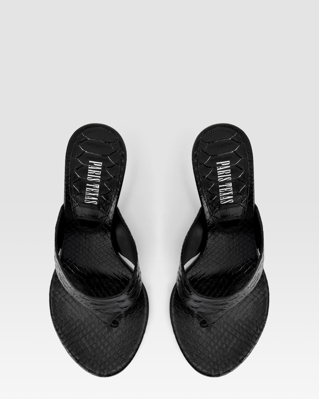 MULE DE PIEL CON EFECTO PITON