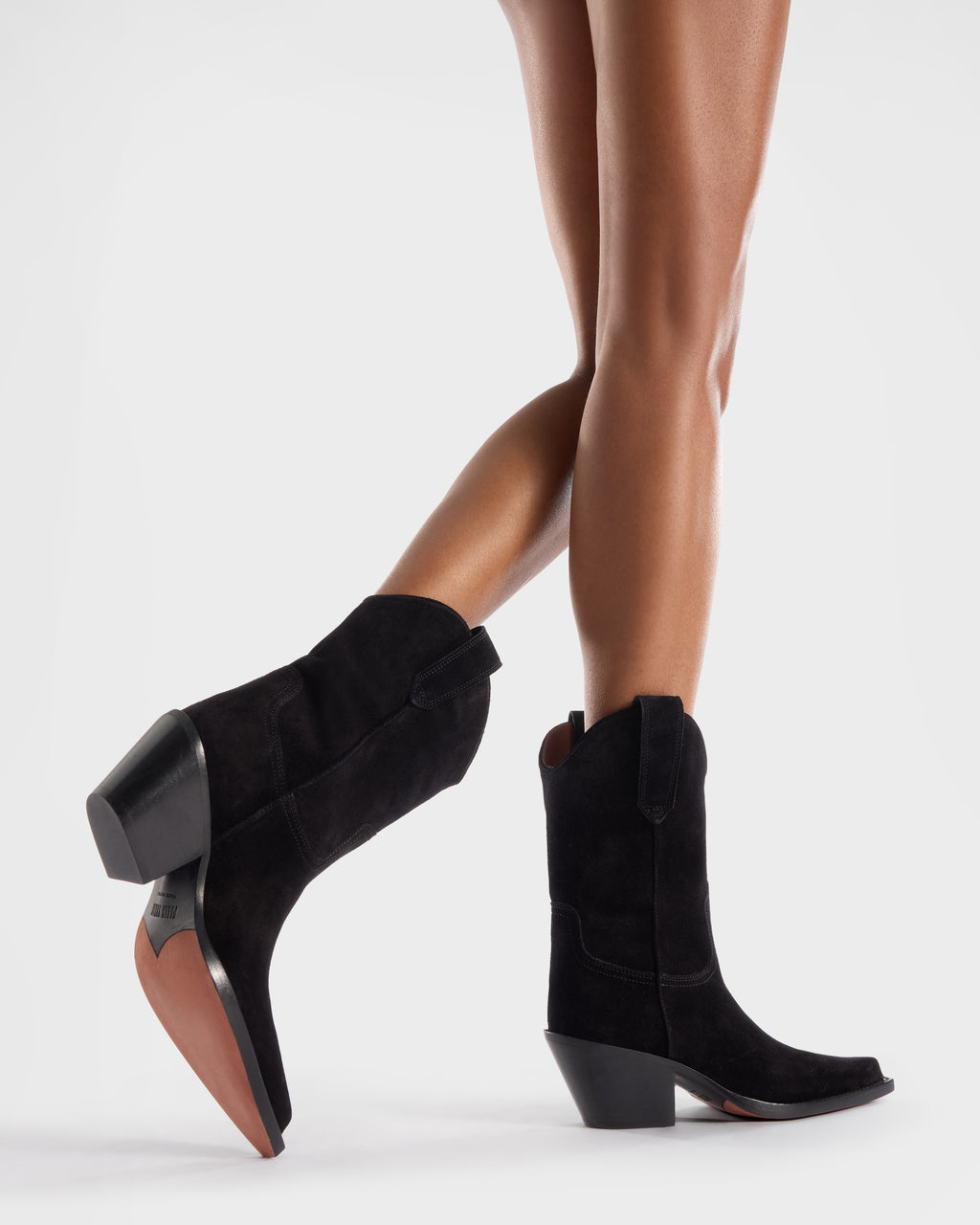 TEXAN BOOT IN SUEDE LEATHER