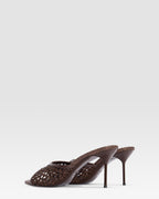 WOVEN RAFFIA MULE