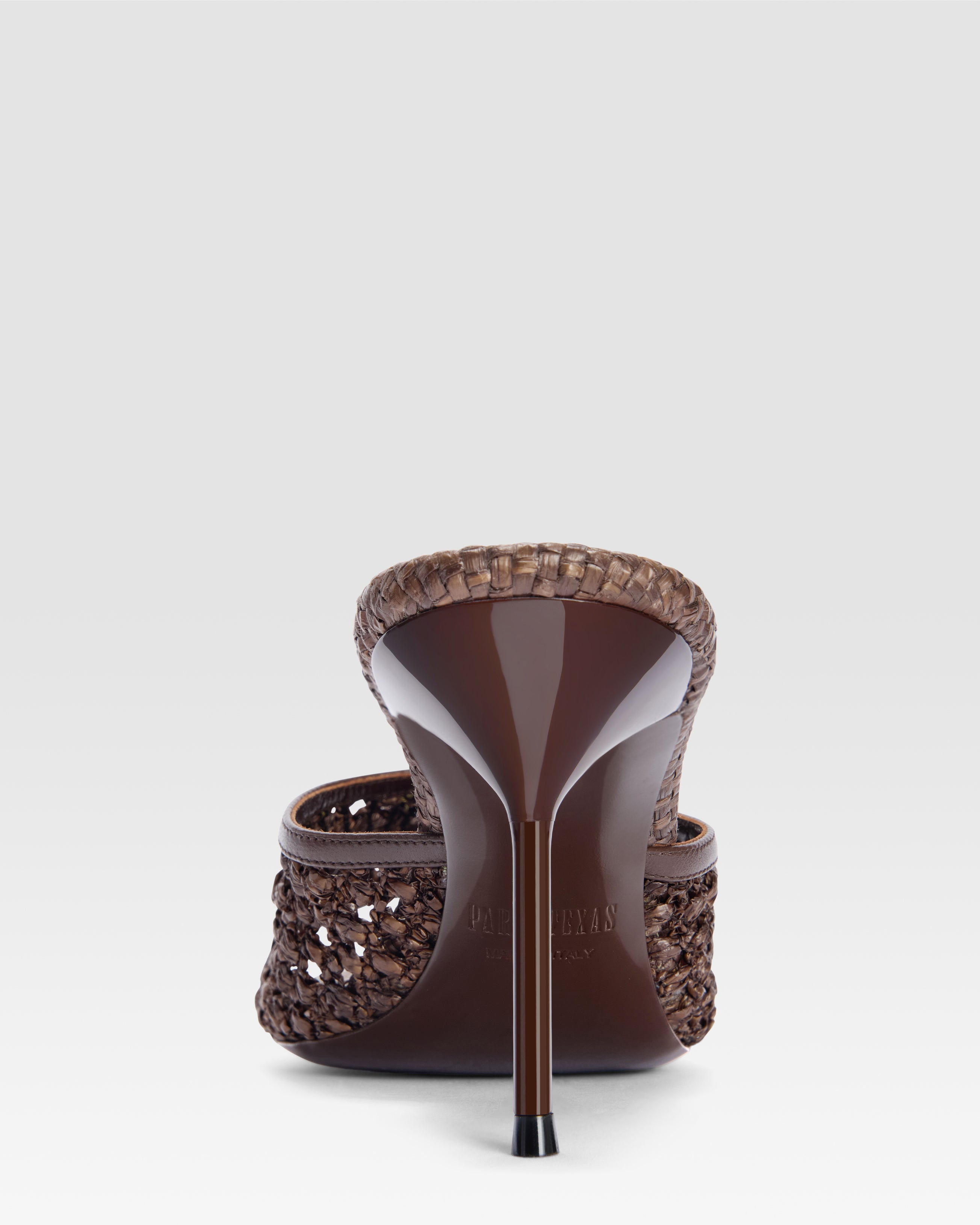 WOVEN RAFFIA MULE