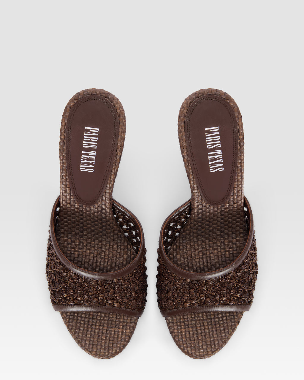 WOVEN RAFFIA MULE