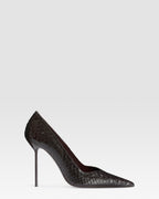 ESCARPIN EN CUIR IMPRIME PYTHON
