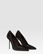 ESCARPIN EN CUIR IMPRIME PYTHON
