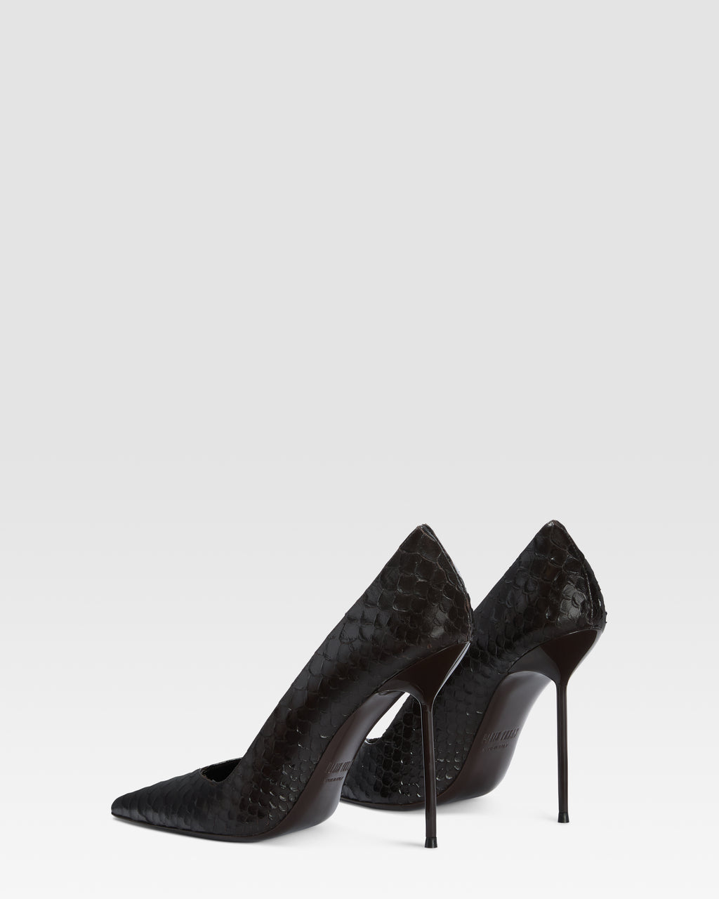 ESCARPIN EN CUIR IMPRIME PYTHON